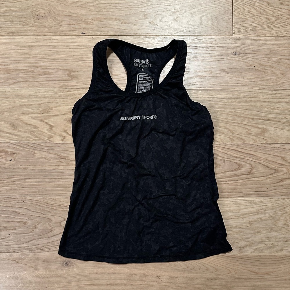 Superdry Sport Black Tank Top